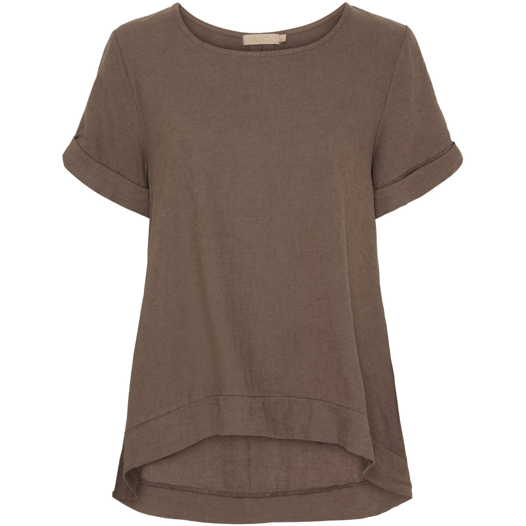 MARTA DU CHATEAU Marta Du Chateau dame bluse MdcNatalie 83893 Blouse Cold brown