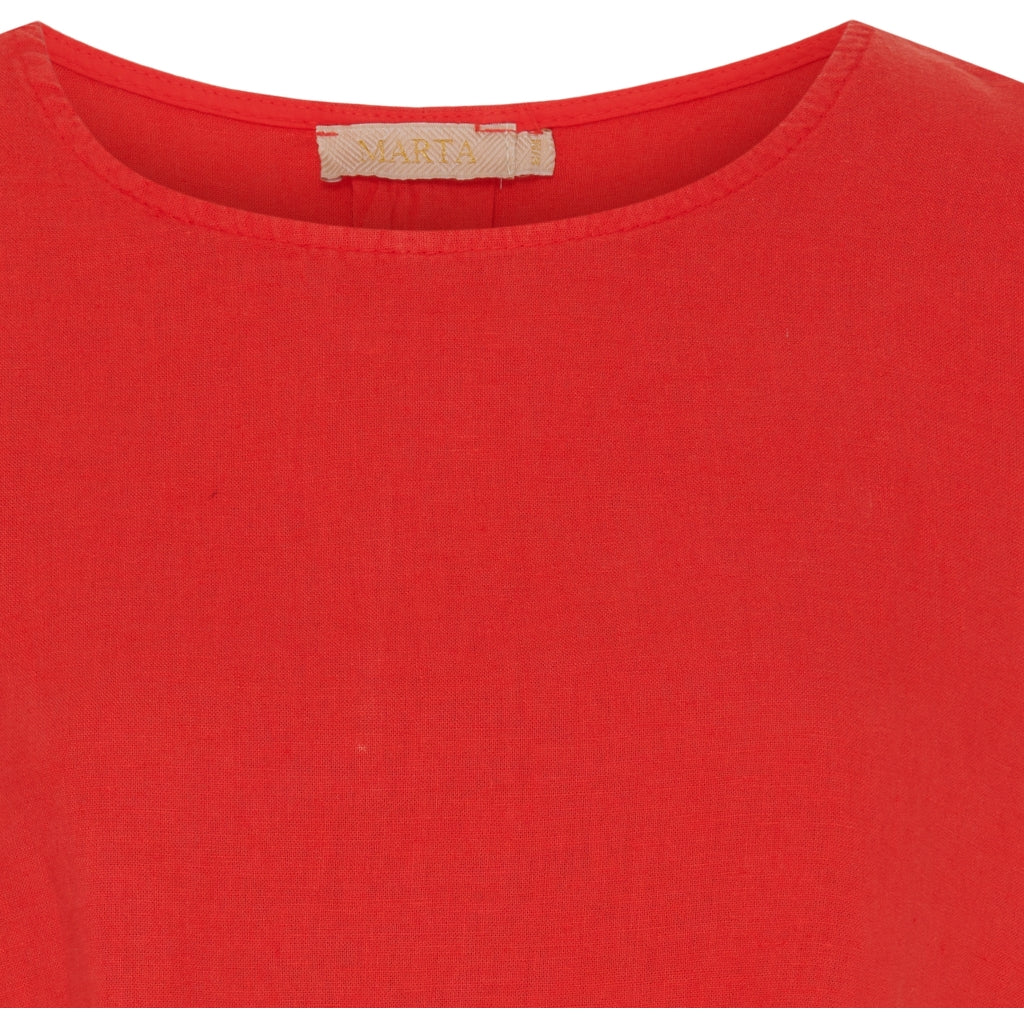 MARTA DU CHATEAU Marta Du Chateau dame bluse MdcNatalie 83893 Blouse Red