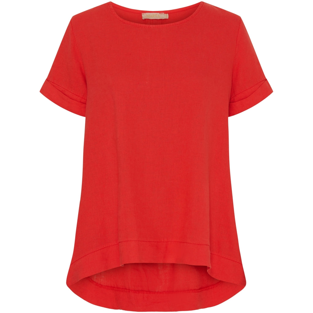 MARTA DU CHATEAU Marta Du Chateau dame bluse MdcNatalie 83893 Blouse Red