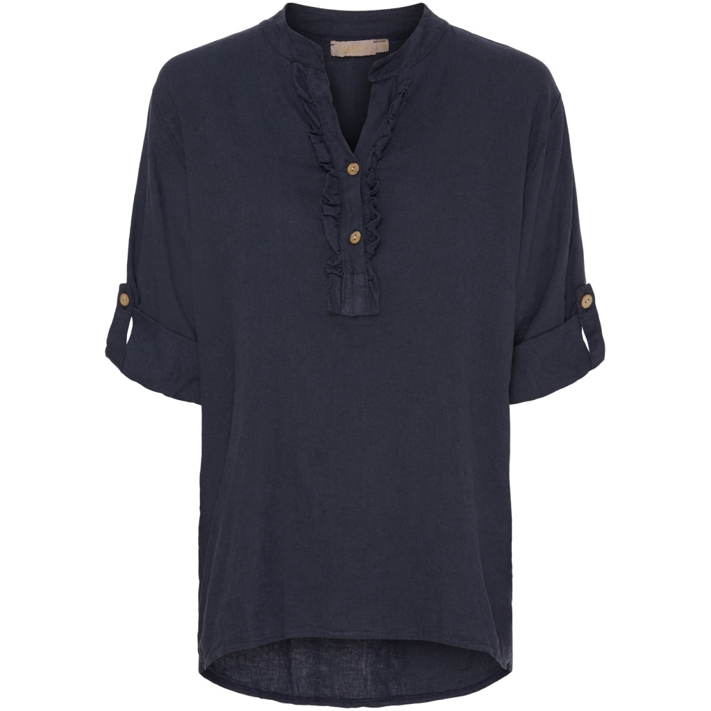 MARTA DU CHATEAU Marta Du Chateau dame skjorte 85137-1 Shirt Navy5512