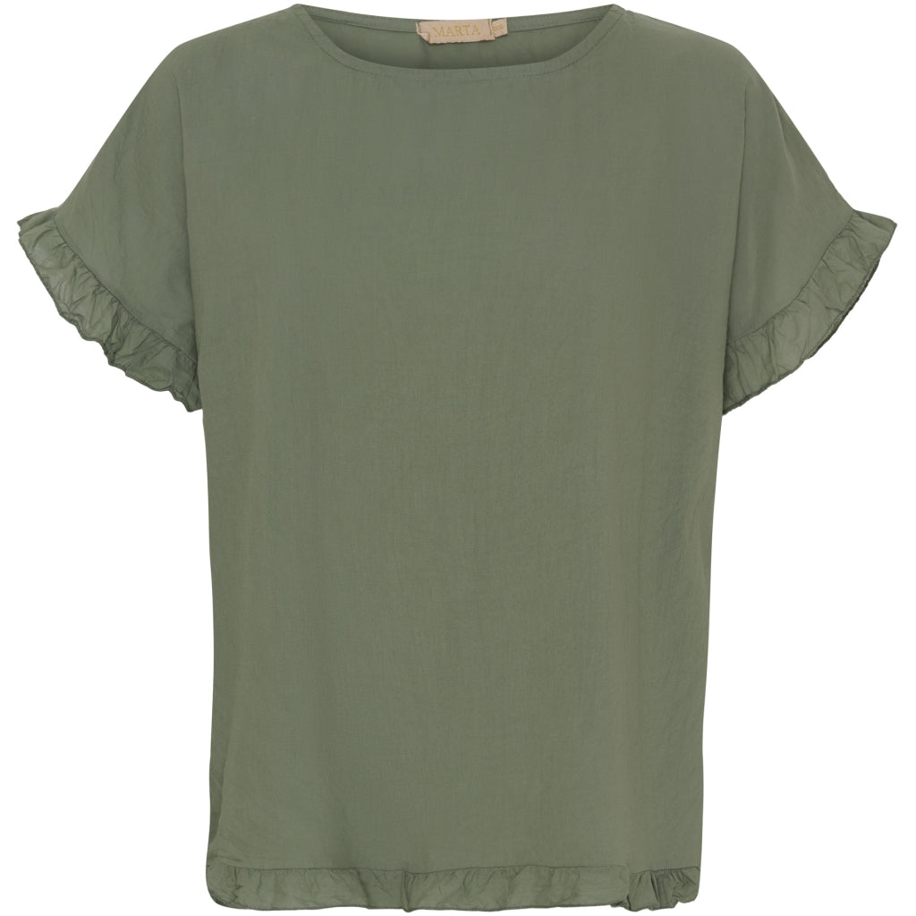 MARTA DU CHATEAU Marta Du Chateau dame top MdcKasimira Top Military