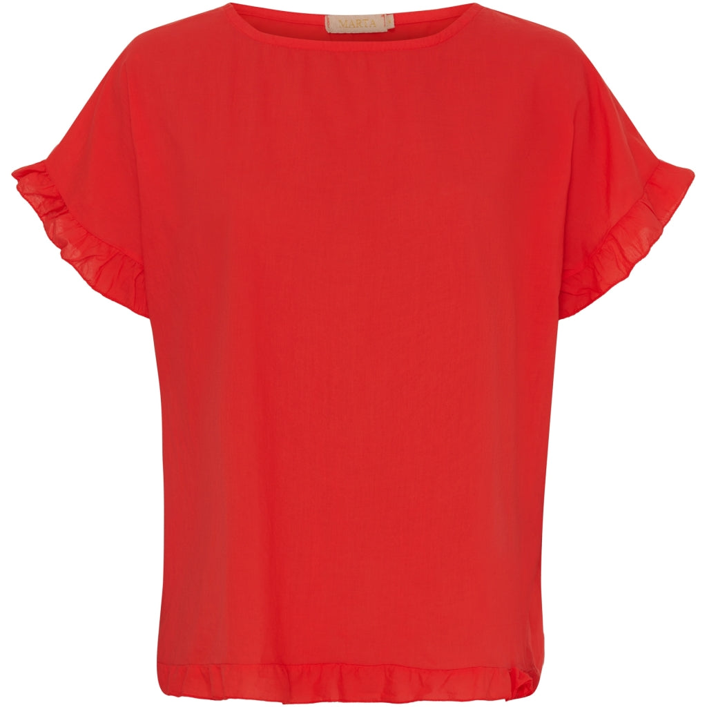 MARTA DU CHATEAU Marta Du Chateau dame top MdcKasimira Top Rosso