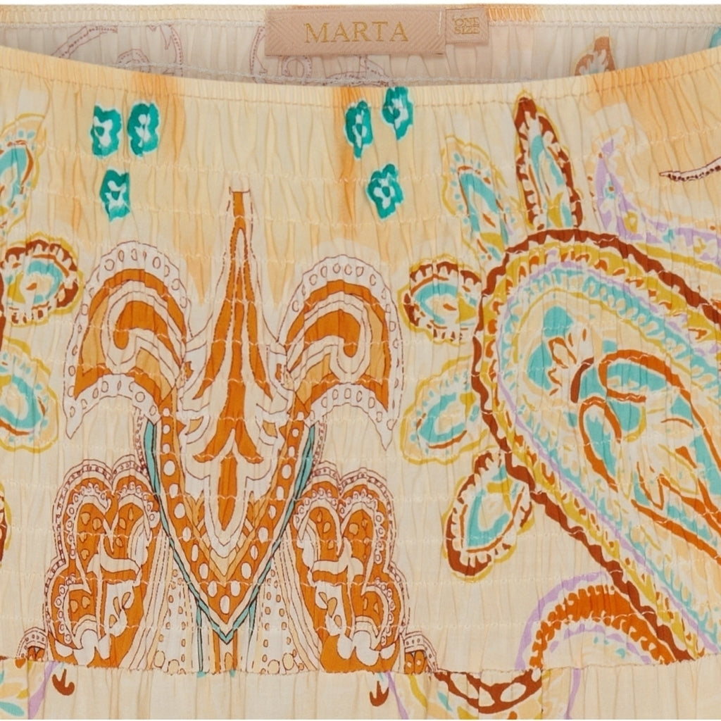 MARTA DU CHATEAU Marta Du Chateau teen nederdel MDCJOSEFINA 5849 teen Skirt 1274TpsPrintBeige