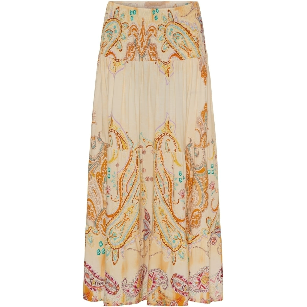 MARTA DU CHATEAU Marta Du Chateau teen nederdel MDCJOSEFINA 5849 teen Skirt 1274TpsPrintBeige