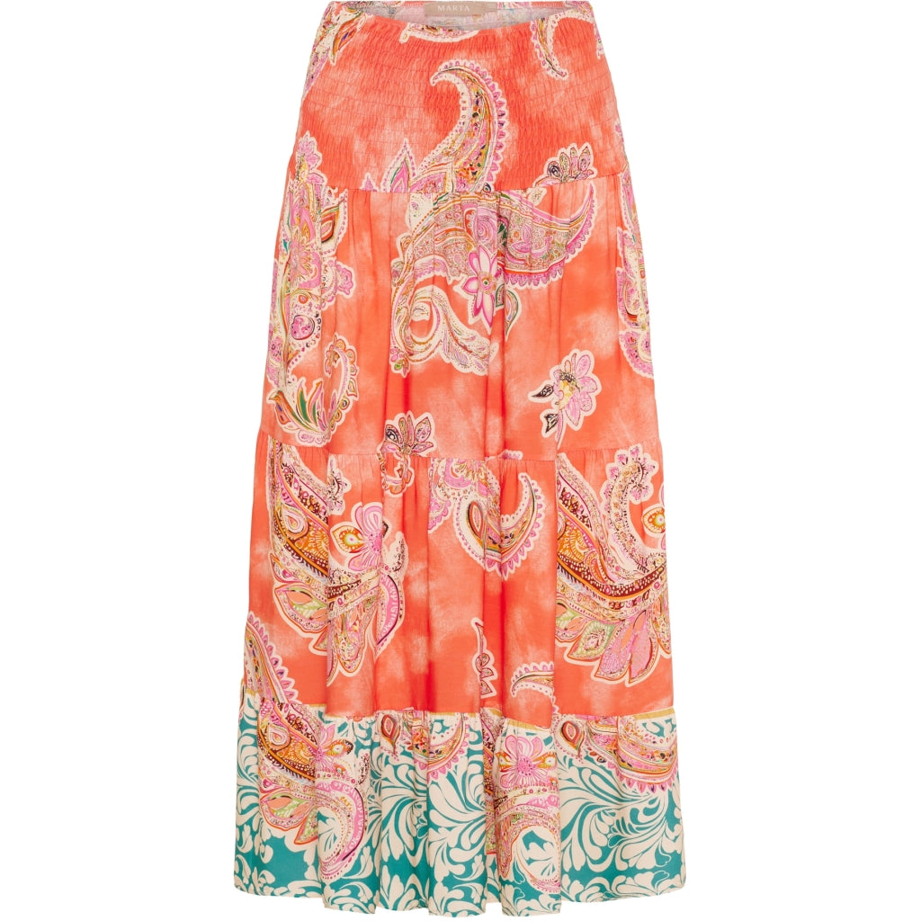 MARTA DU CHATEAU Marta Du Chateau teen nederdel MDCJOSEFINA 5849 teen Skirt Corallo7512tpf