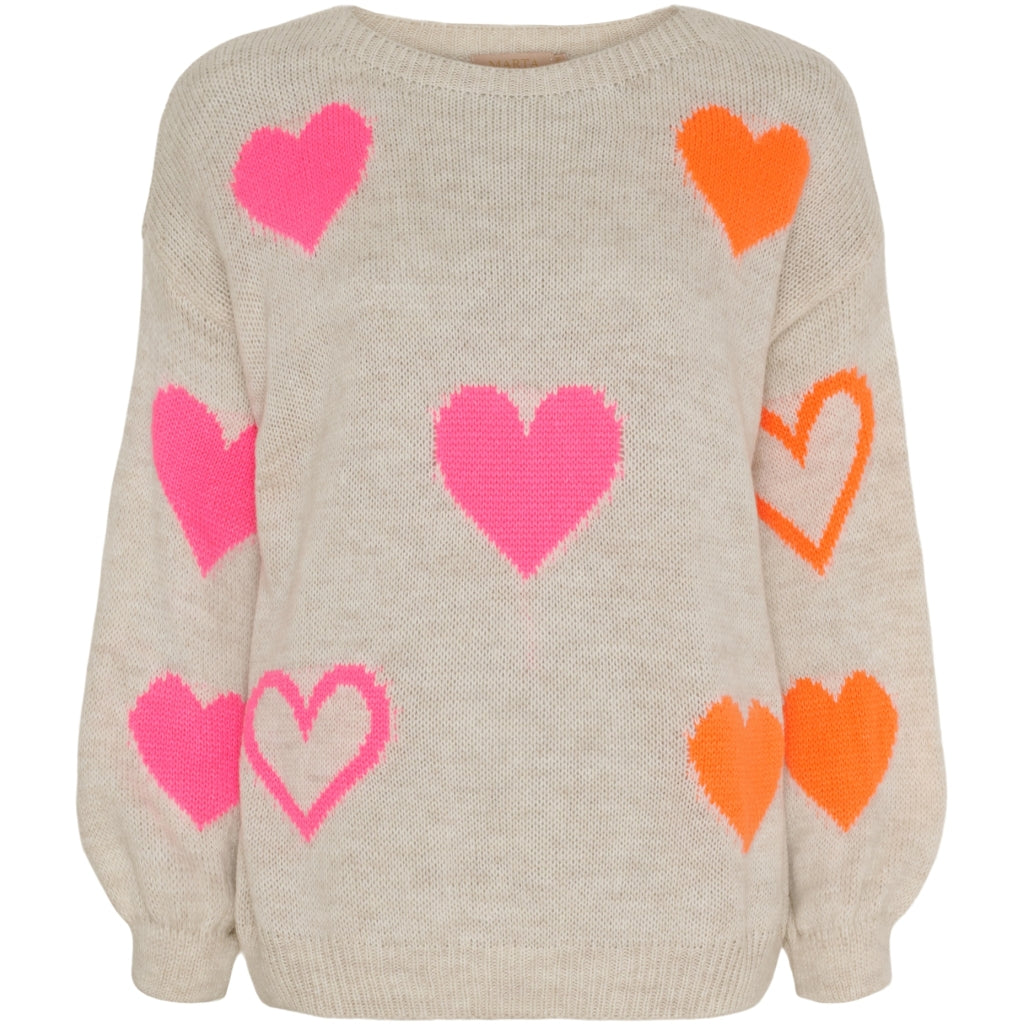 MARTA DU CHATEAU MdcAmarante Knit Knit Beige/Pink/Orange