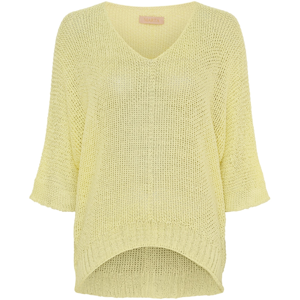 MARTA DU CHATEAU MdcBetina Knit Knit Yellow