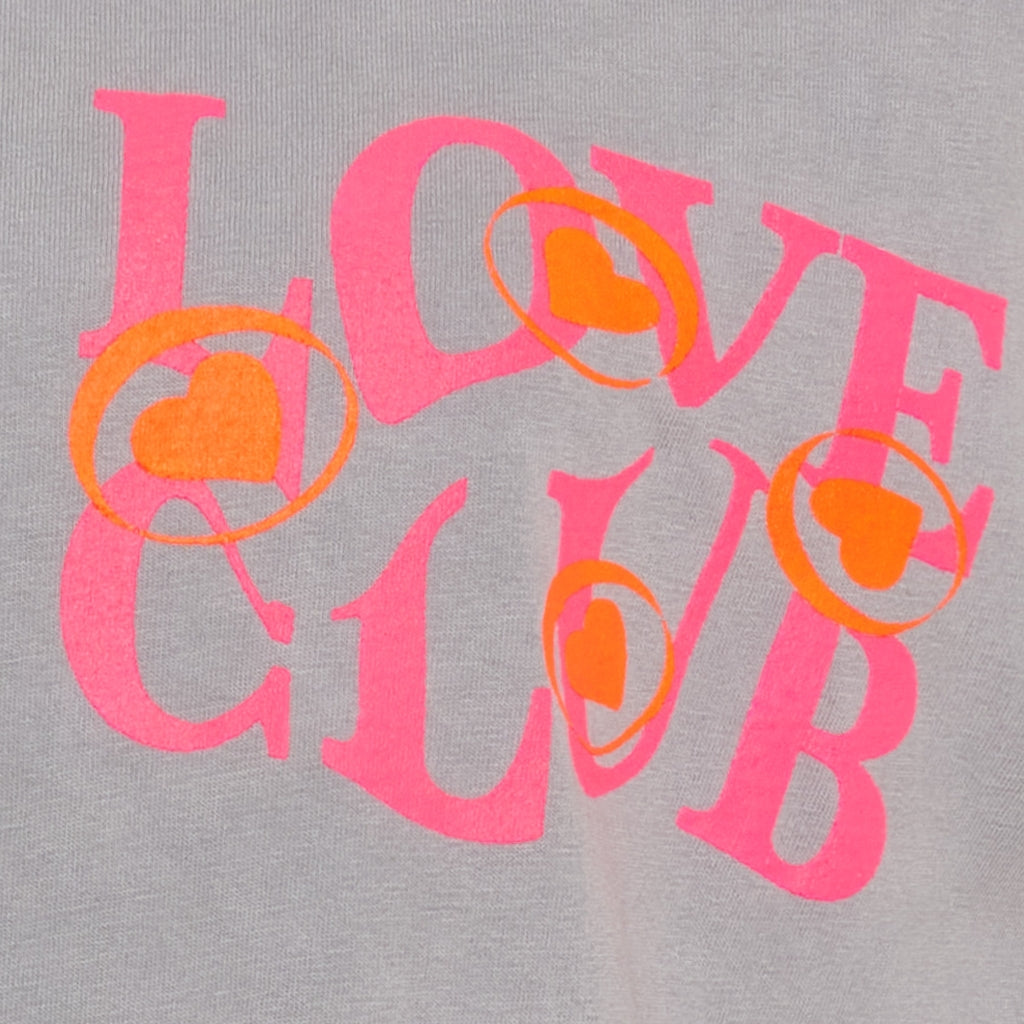 MARTA DU CHATEAU MdcInge Tee T-shirt Grigio medio/Pink Fluo CW