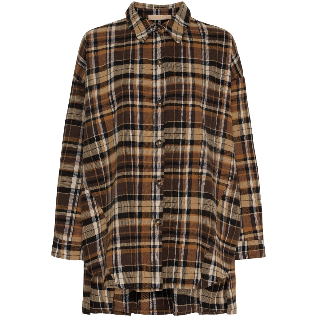 MARTA DU CHATEAU MdcLaureline Shirt Shirt Camel J-Tex