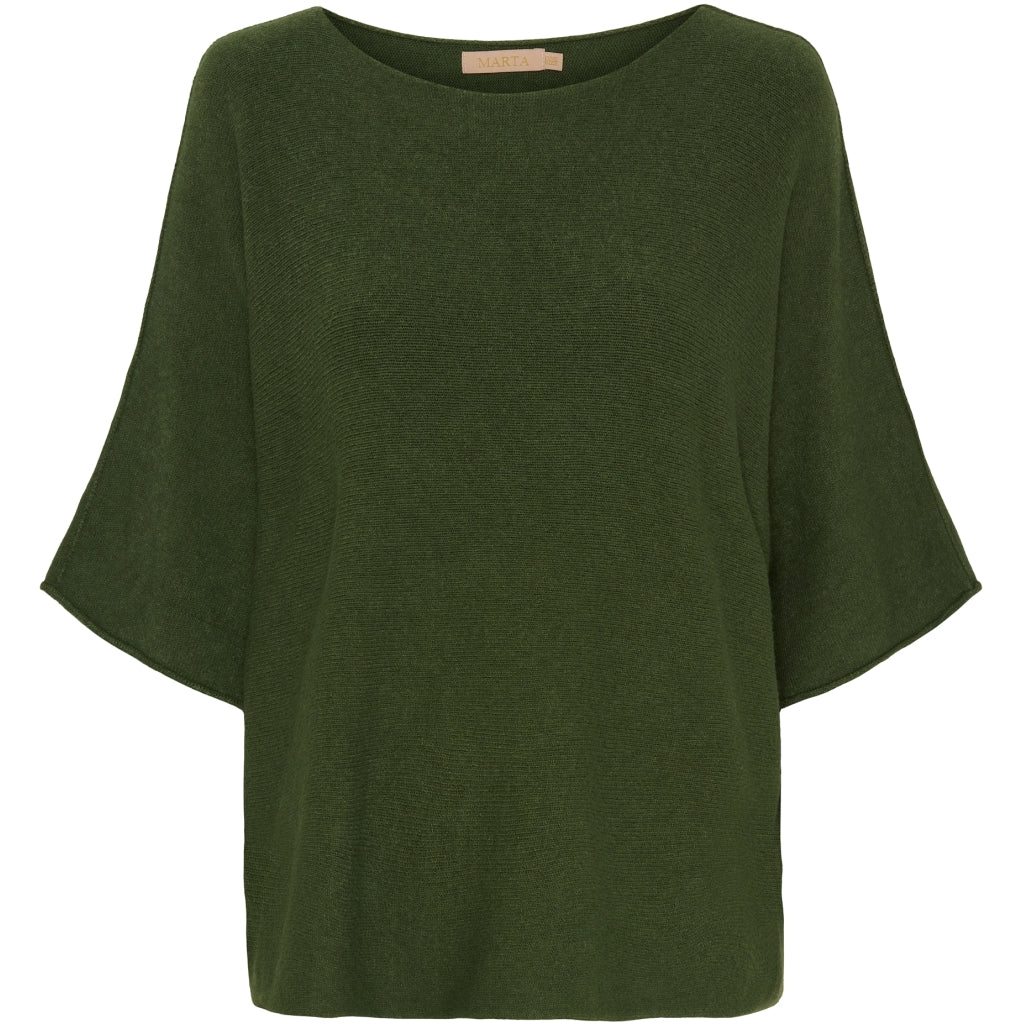 MARTA DU CHATEAU MdcSia Knit Knit Army