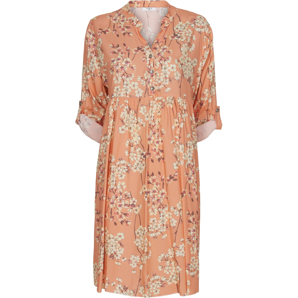 MARTA DU CHATEAU Blomstret sommerkjole Restudsalg Orange