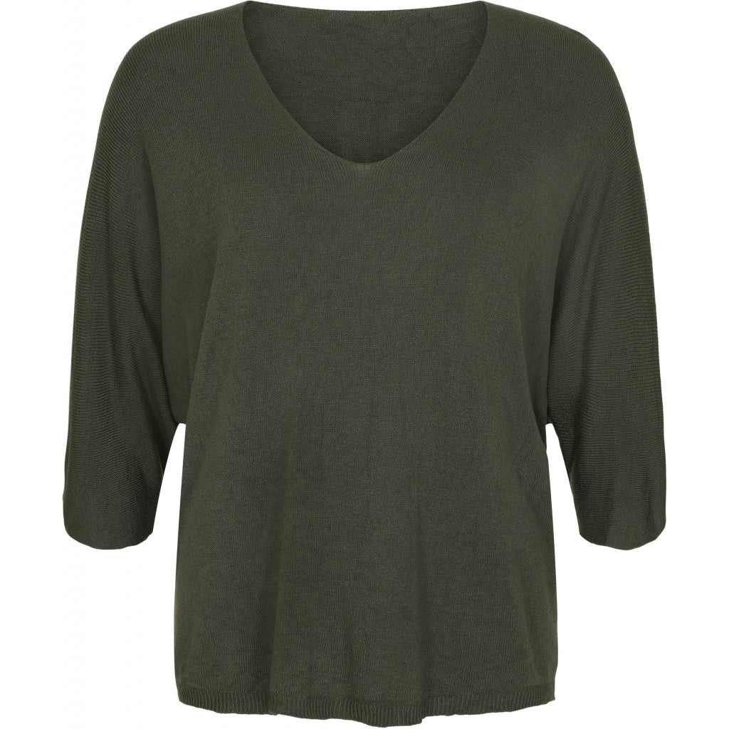 MARTA DU CHATEAU Bluse Restudsalg Kaki