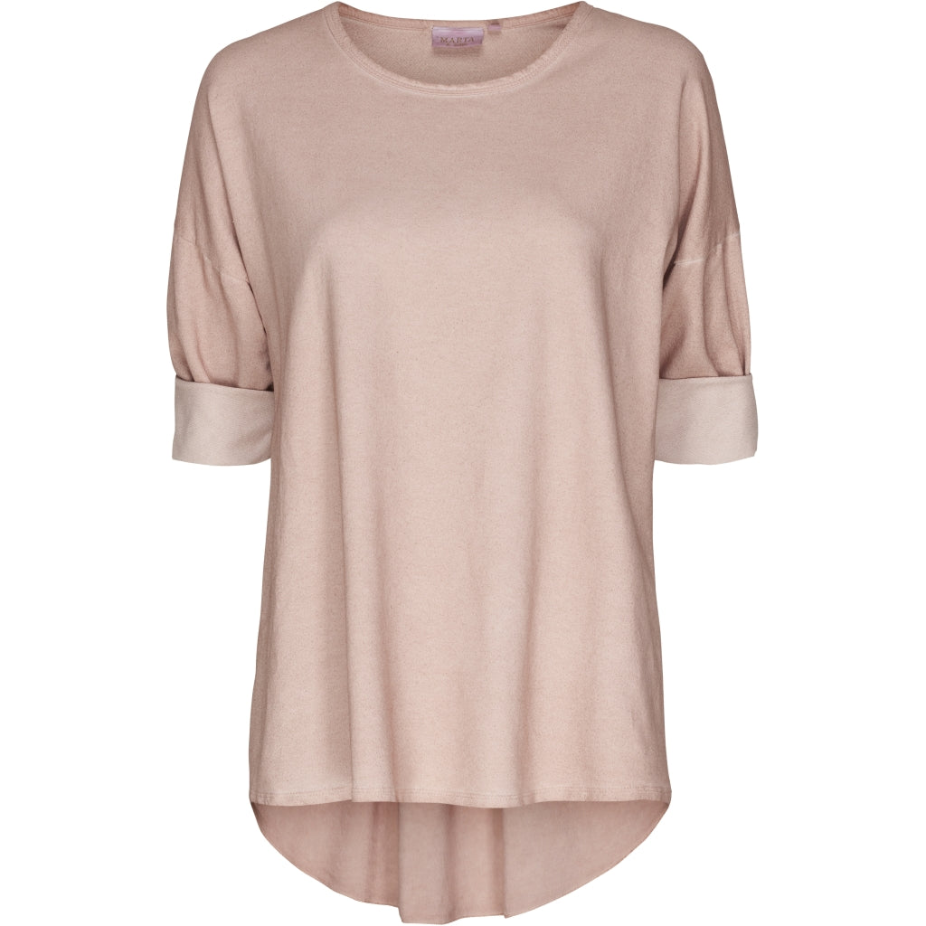 MARTA DU CHATEAU Bluse med 3/4 ærmer Restudsalg Rose