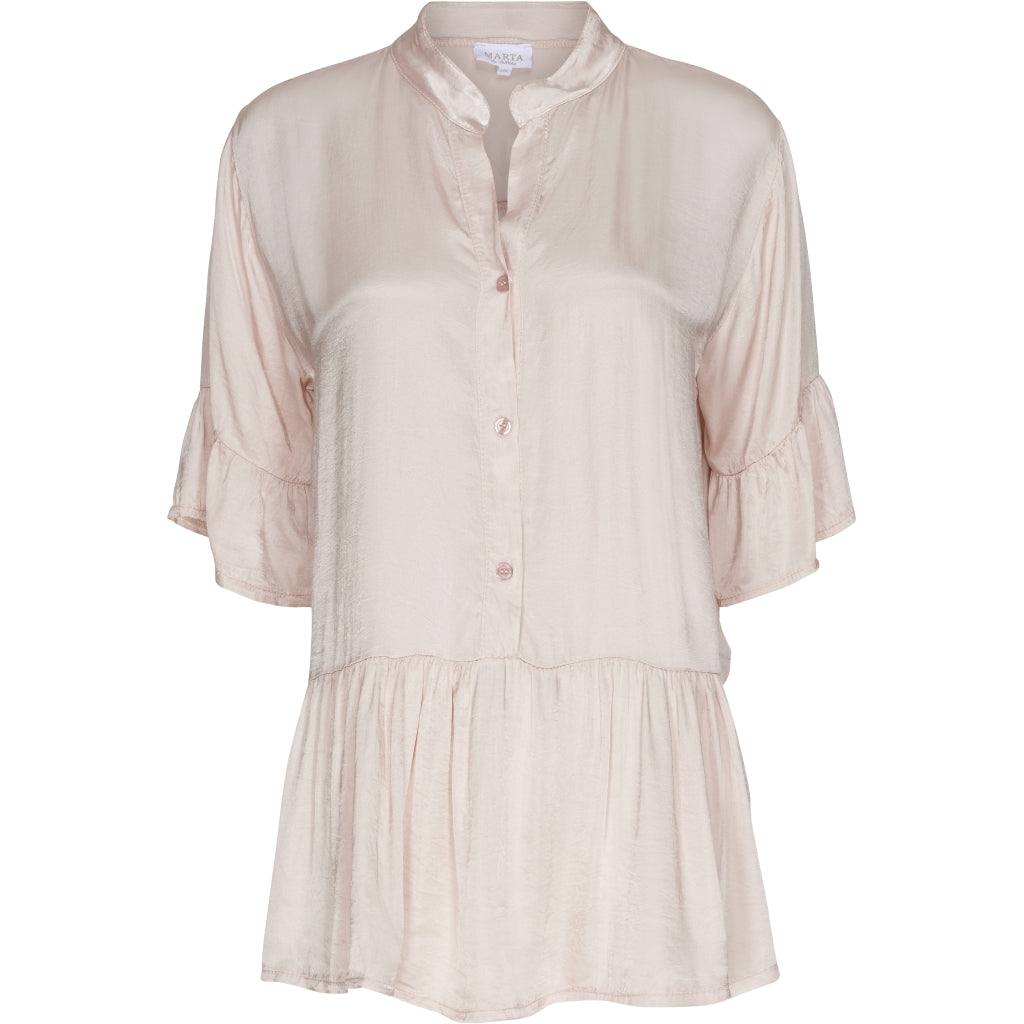 MARTA DU CHATEAU Bluse med knapper Restudsalg Cipra