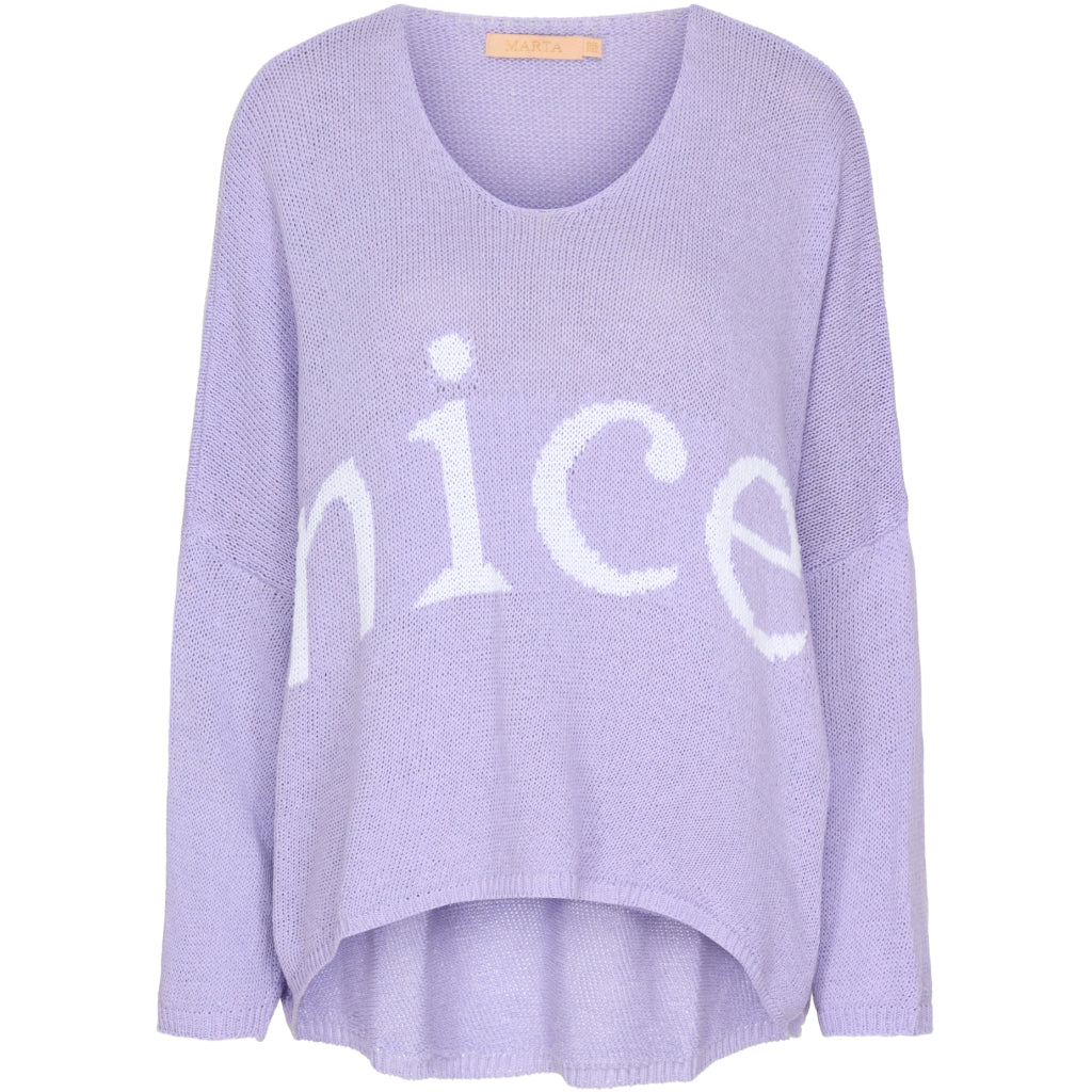 MARTA DU CHATEAU Knit Knit Lilla