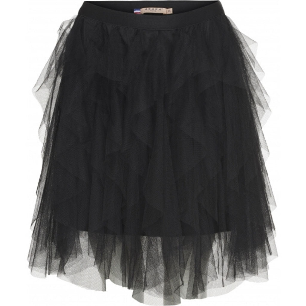 MARTA DU CHATEAU Kort tylnederdel med elastik Restudsalg Black