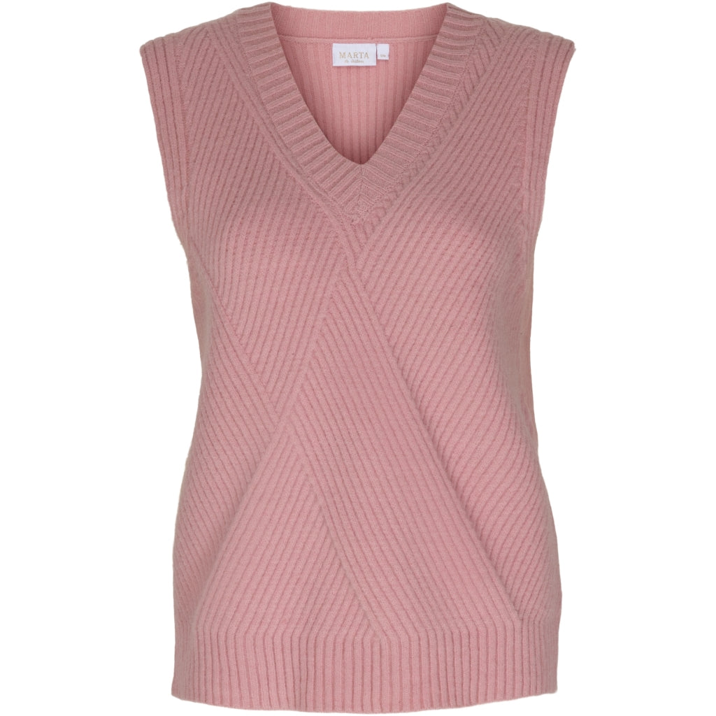 MARTA DU CHATEAU Ladies Vest Vest Rose