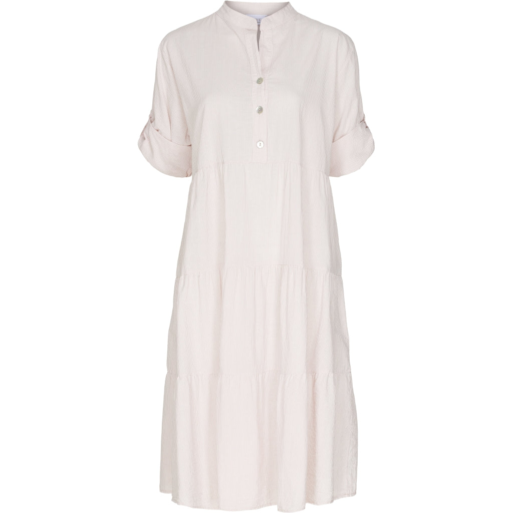 MARTA DU CHATEAU Lang skjortekjole Restudsalg Rose