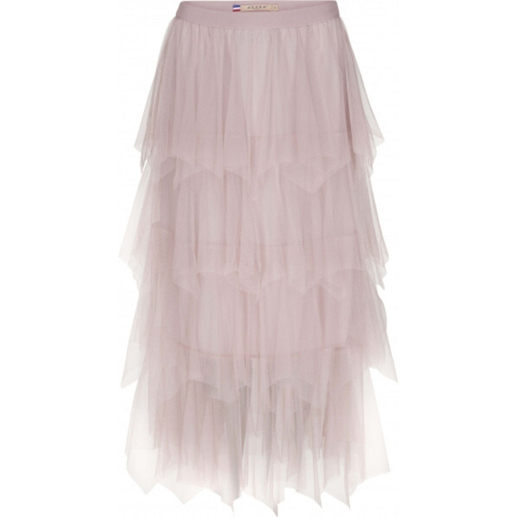 MARTA DU CHATEAU Lang tylnederdel med elastik Skirt Rose