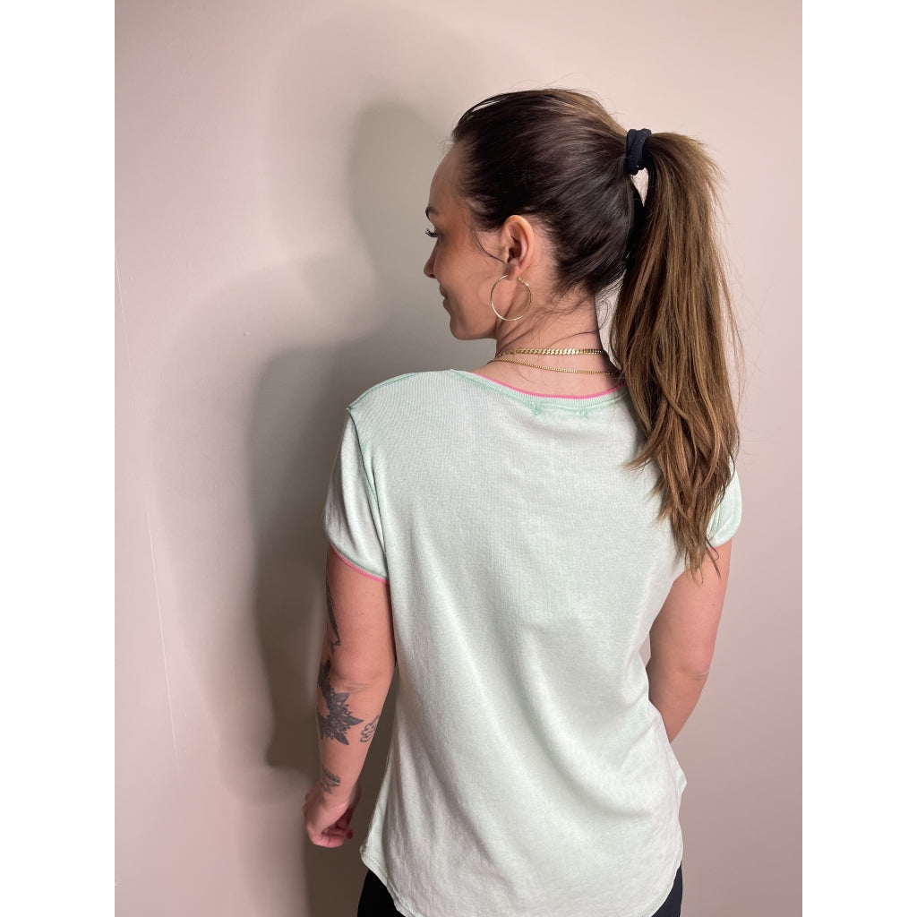 MARTA DU CHATEAU Marta Du Chateau Tee - Erika 8846. Restudsalg Green