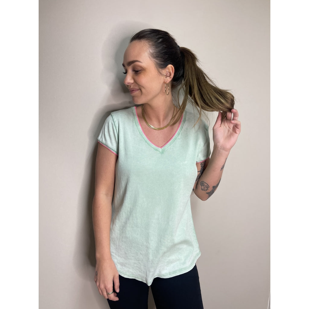MARTA DU CHATEAU Marta Du Chateau Tee - Erika 8846. Restudsalg Green