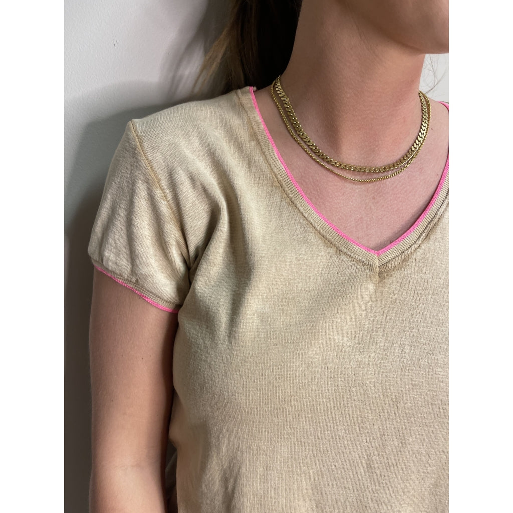 MARTA DU CHATEAU Marta Du Chateau Tee - Erika 8846. Restudsalg Kaki