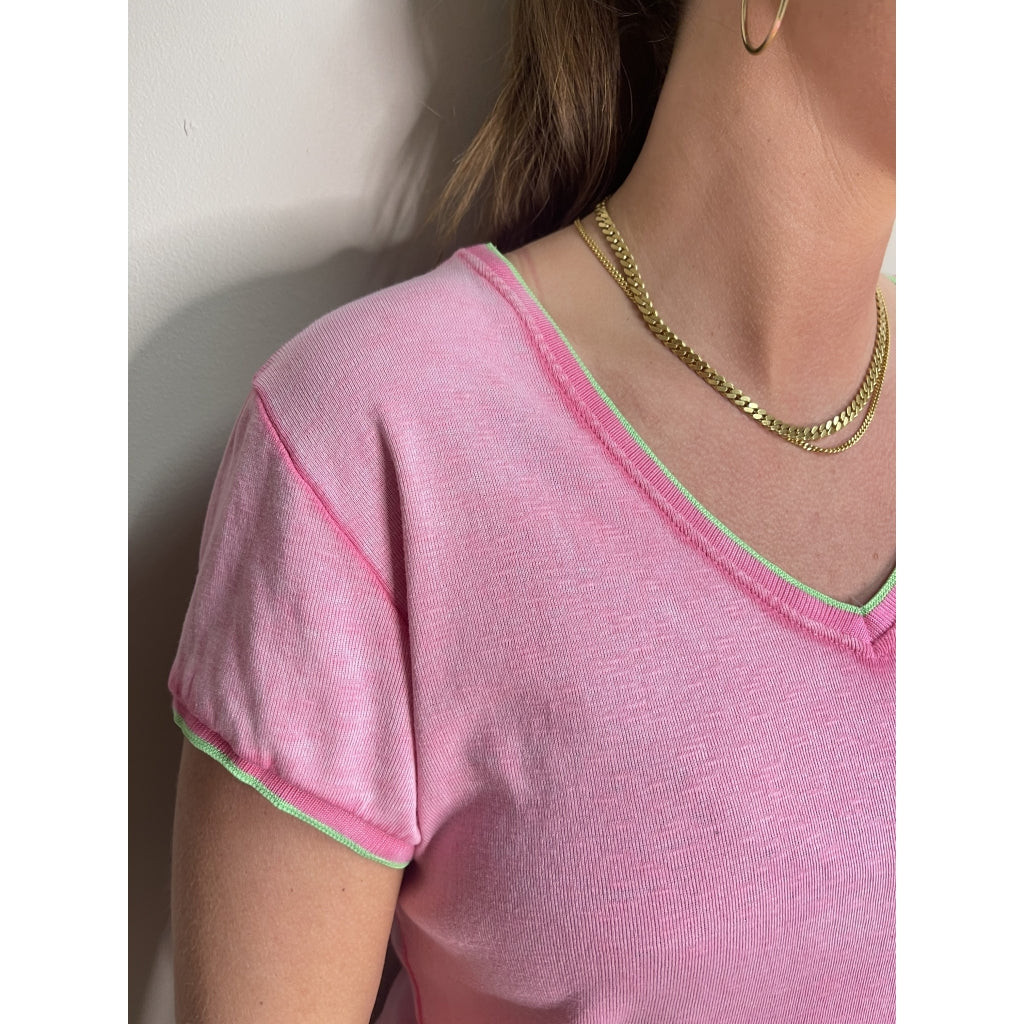 MARTA DU CHATEAU Marta Du Chateau Tee - Erika 8846. Restudsalg Pink