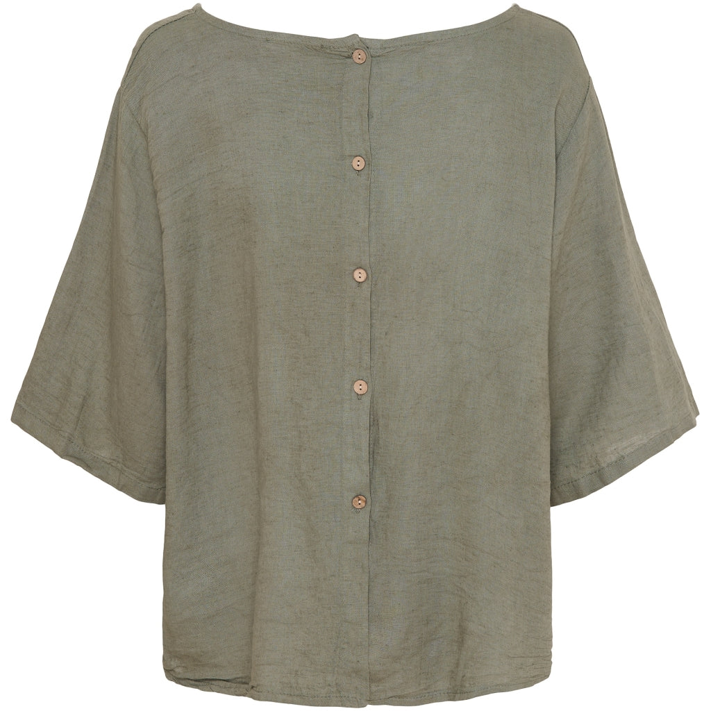 MARTA DU CHATEAU Marta Du Chateau dame bluse 83428 Blouse Military2828