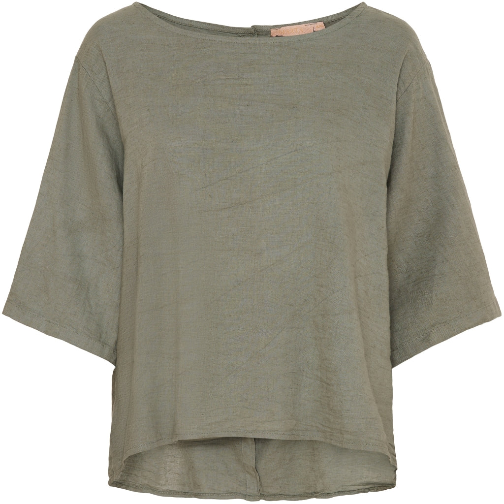 MARTA DU CHATEAU Marta Du Chateau dame bluse 83428 Blouse Military2828