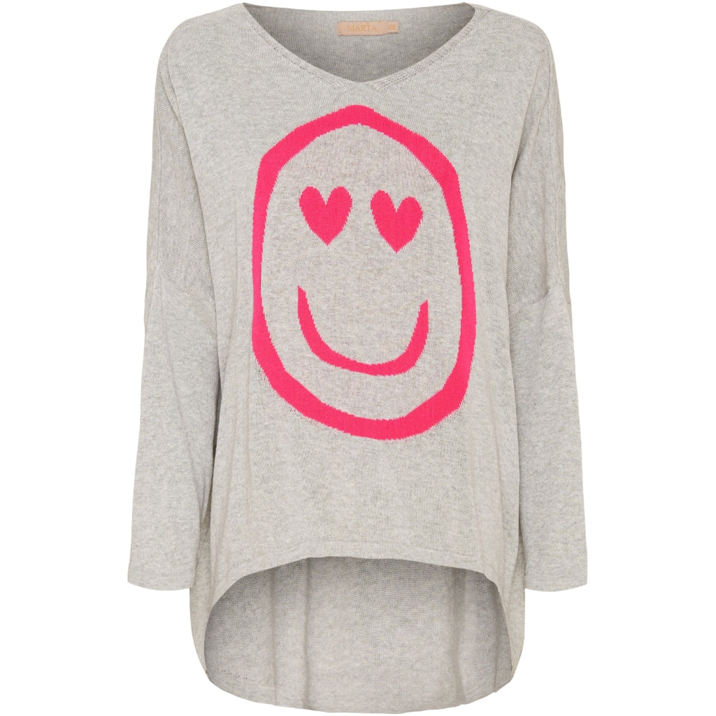 MARTA DU CHATEAU Marta Du Chateau dame strik 22105 Knit Perla/Fuxia
