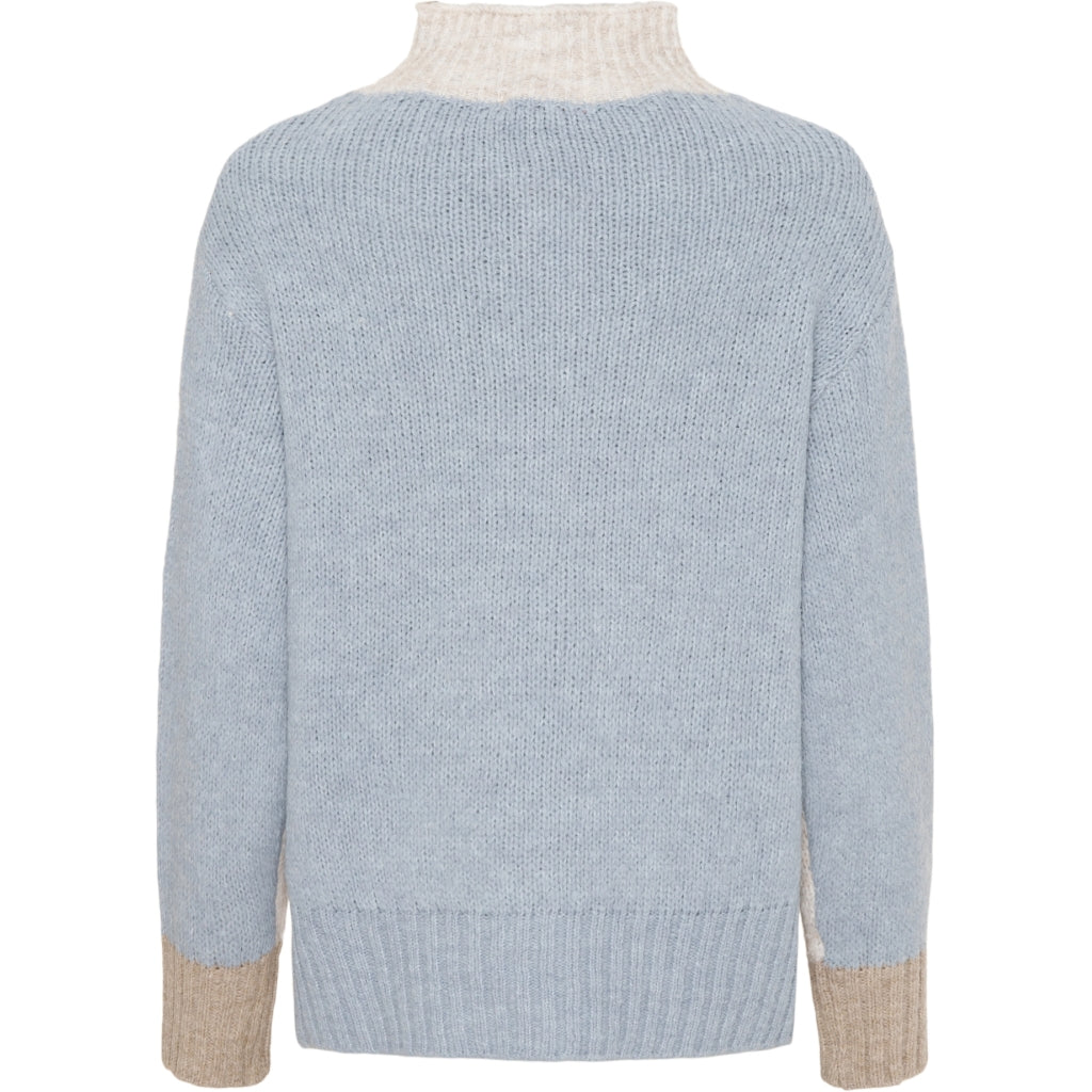 MARTA DU CHATEAU Marta Du Chateau dame strik 22567 Knit Calce/Celeste/Beige