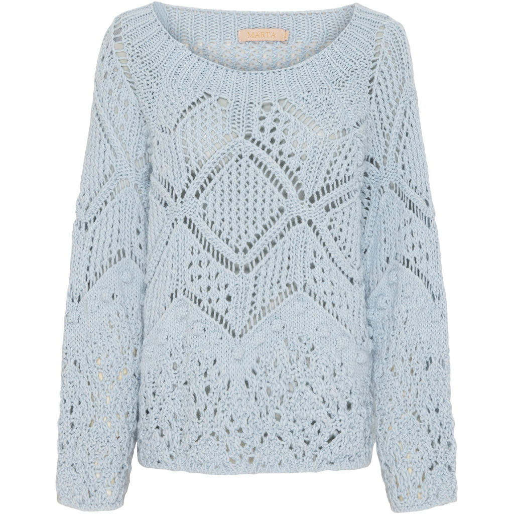 MARTA DU CHATEAU Marta Du Chateau dame strik 22753 Knit Celeste