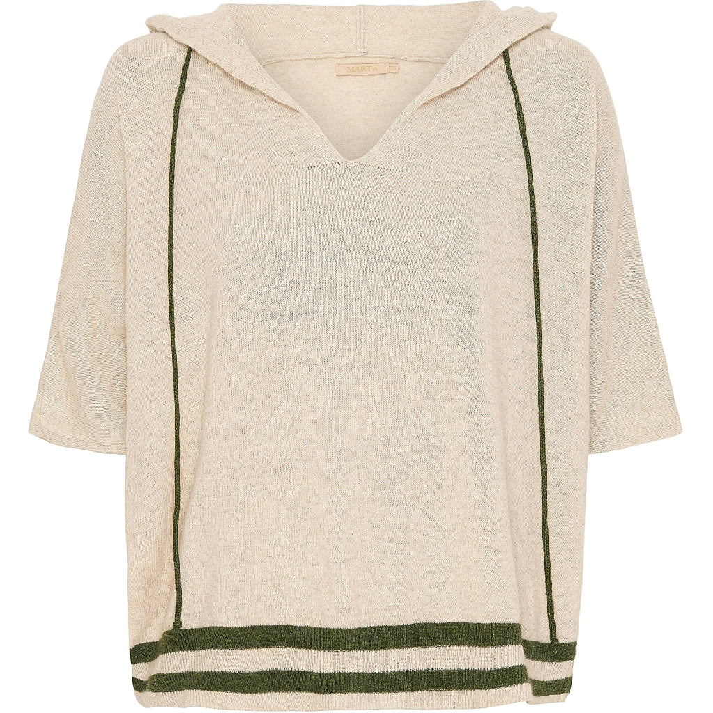 MARTA DU CHATEAU Marta Du Chateau dame strik 22816 Knit Calce/Military