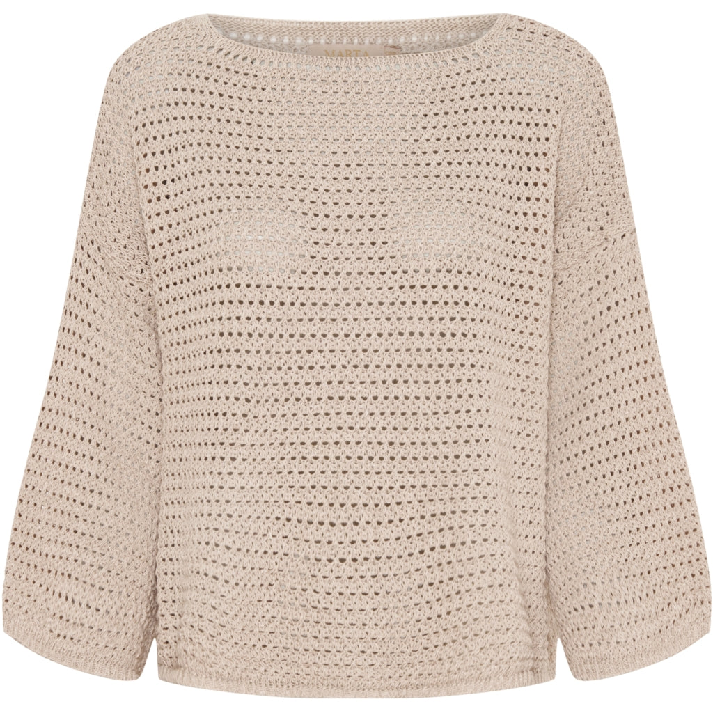 MARTA DU CHATEAU Marta Du Chateau dame strik 2362 Knit Beige166