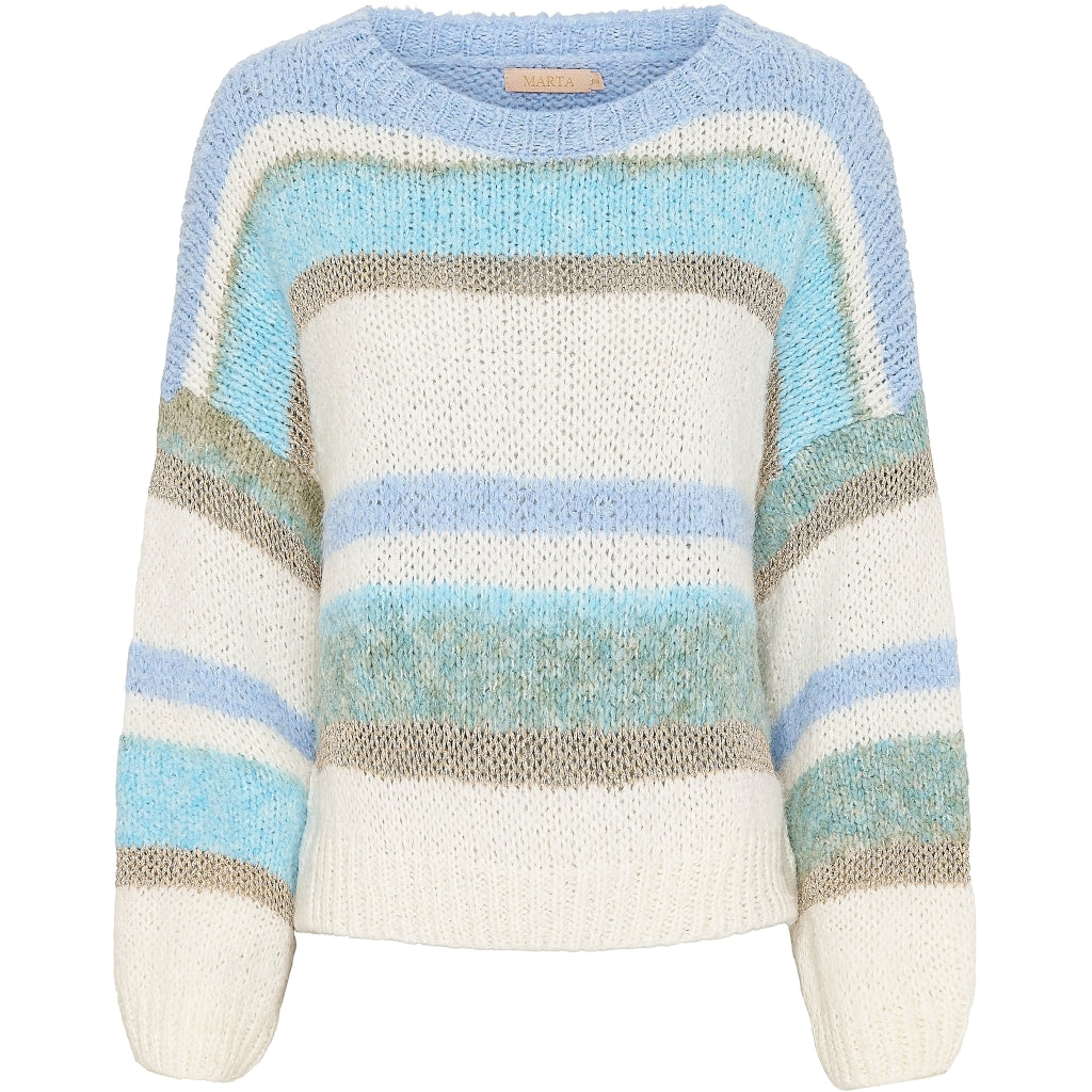 MARTA DU CHATEAU Marta Du Chateau dame strik 325 Knit Celeste