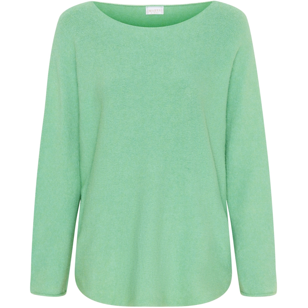 MARTA DU CHATEAU Marta Du Chateau dame strik 5001 Knit Apple Green