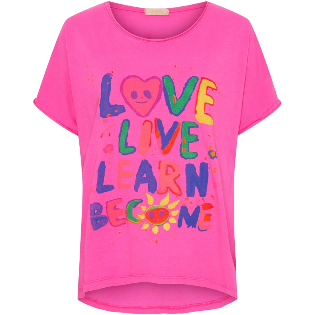 MARTA DU CHATEAU Marta Du Chateau t-shirt 80725B T-shirt Fuxia