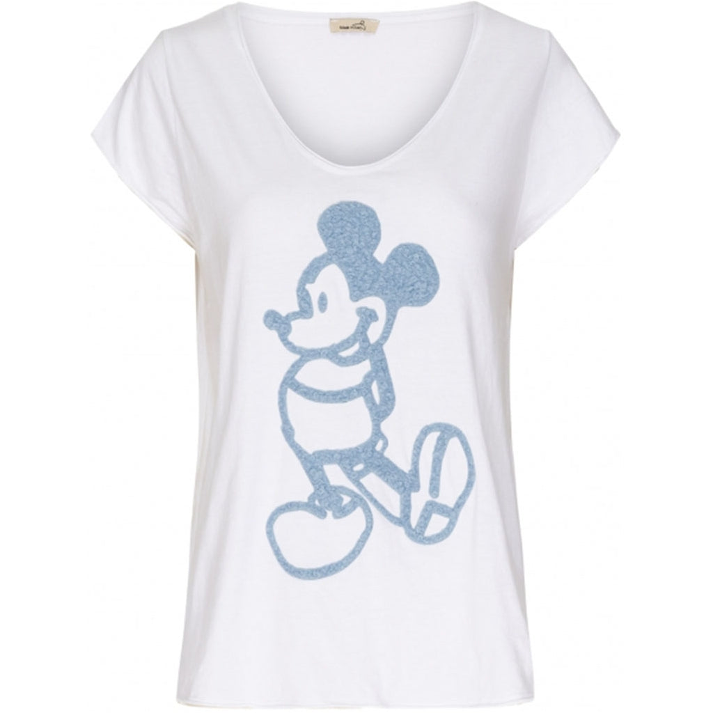 MARTA DU CHATEAU Marta dame t-shirt 3121 Restudsalg White