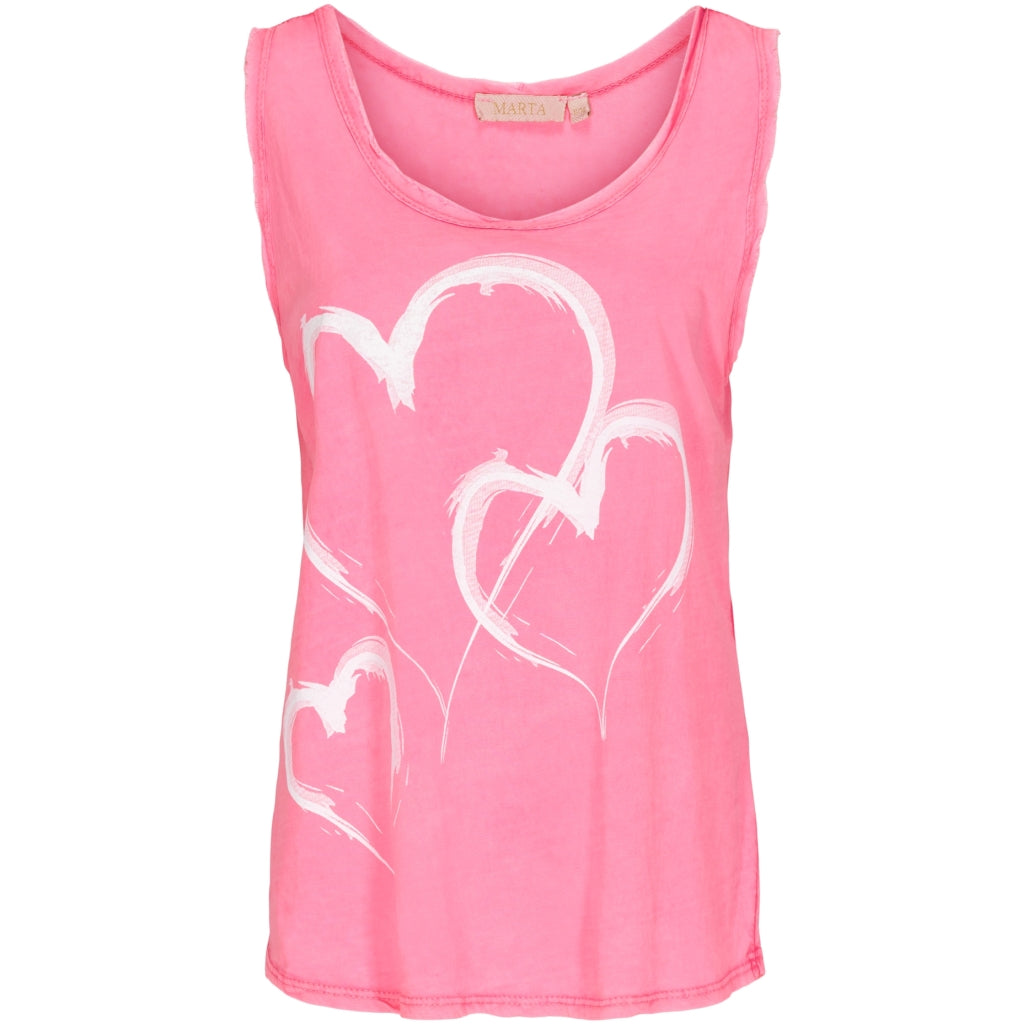 MARTA DU CHATEAU Marta dame tanktop 51051 Restudsalg Fuxia