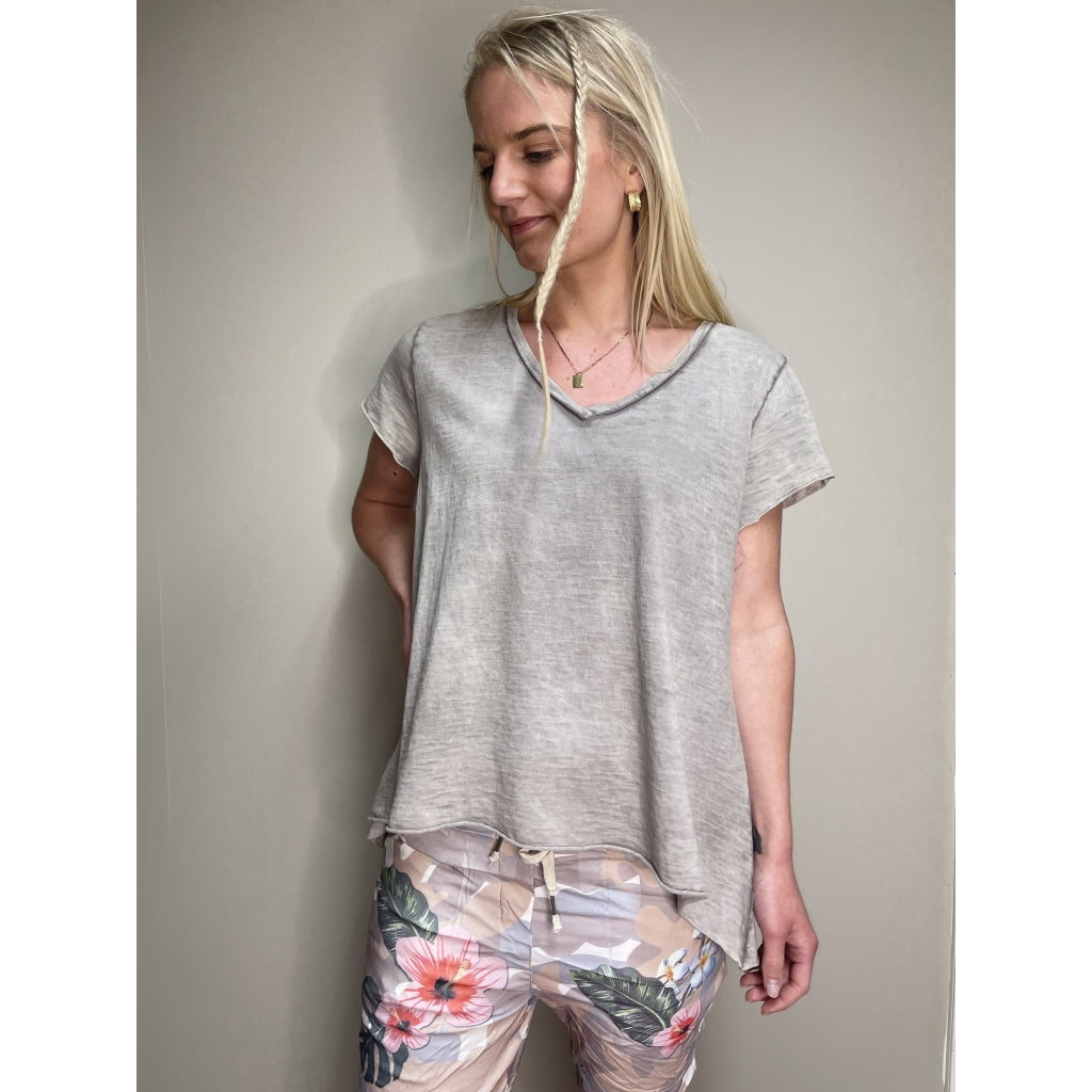 MARTA DU CHATEAU Marta dame tee - Chris A0795 T-shirt Fango