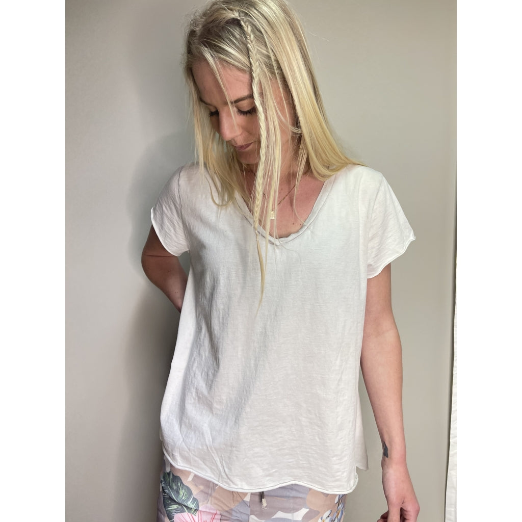 MARTA DU CHATEAU Marta dame tee - Chris A0795 T-shirt Sand