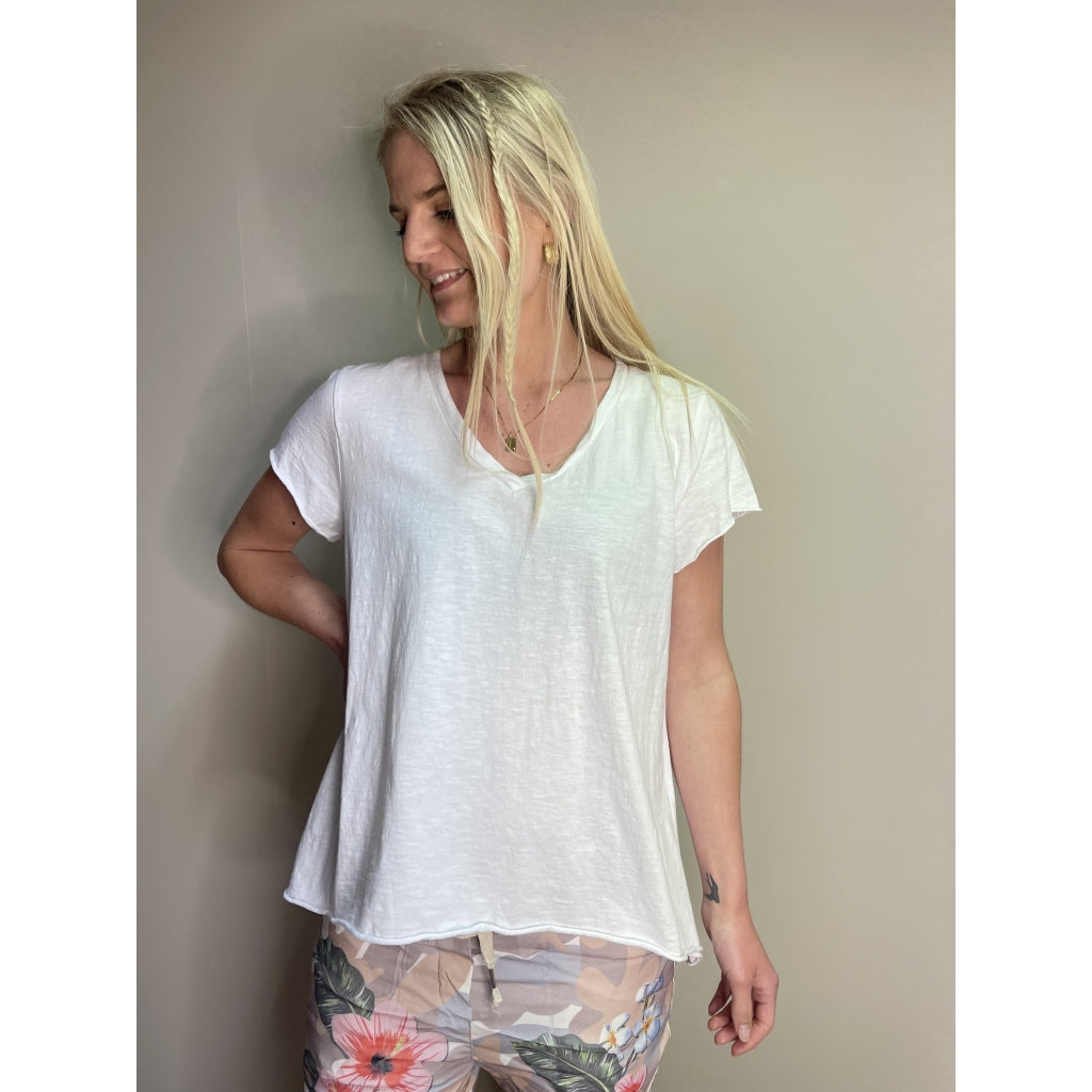 MARTA DU CHATEAU Marta dame tee - Chris A0795 T-shirt White