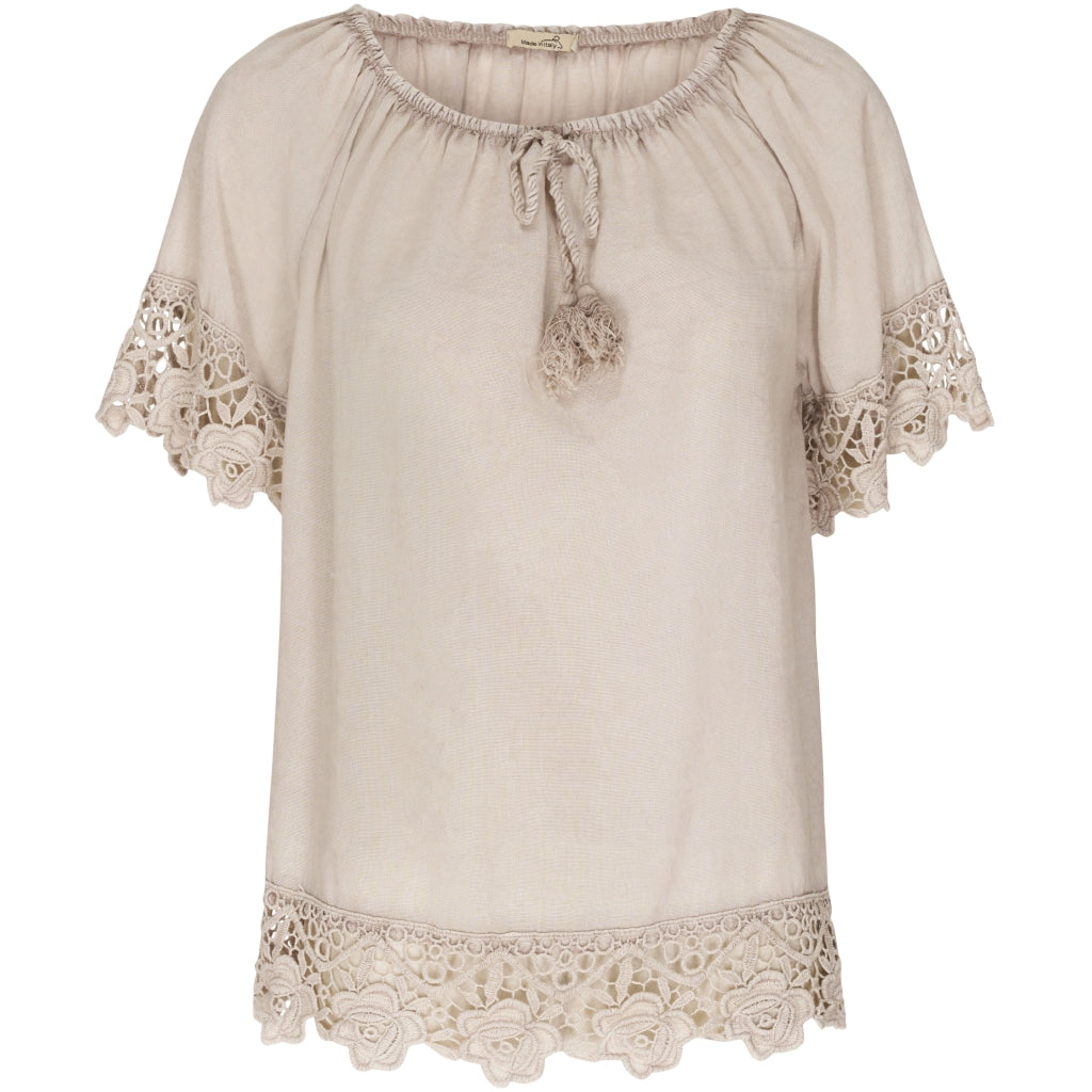 MARTA DU CHATEAU Marta dame top 51061 Restudsalg Beige