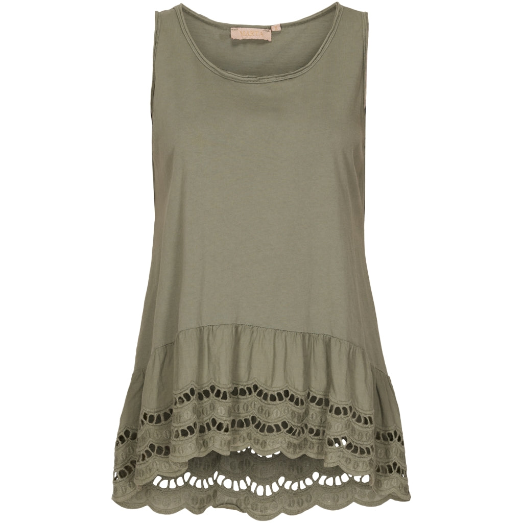 MARTA DU CHATEAU Marta dame top 777600 Restudsalg Kaki