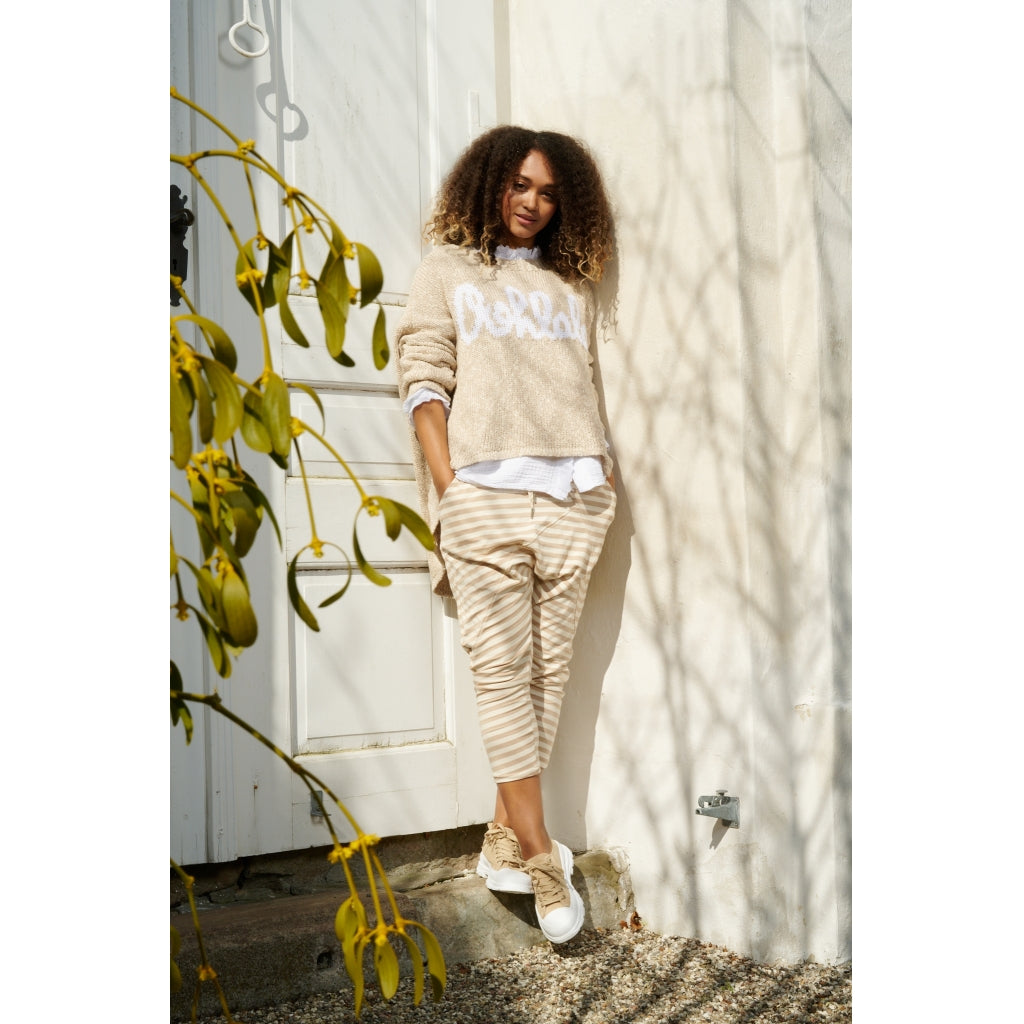 MARTA DU CHATEAU Marta du Chateau 6090 Stripe Restudsalg Beige