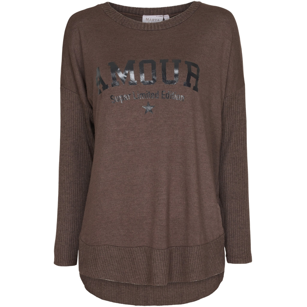 MARTA DU CHATEAU Marta du Chateau Bluse 72164A Restudsalg Brown