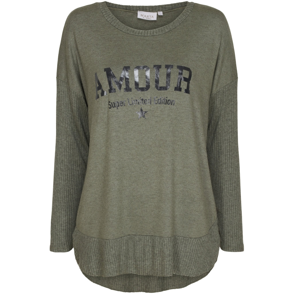 MARTA DU CHATEAU Marta du Chateau Bluse 72164A Restudsalg Kaki