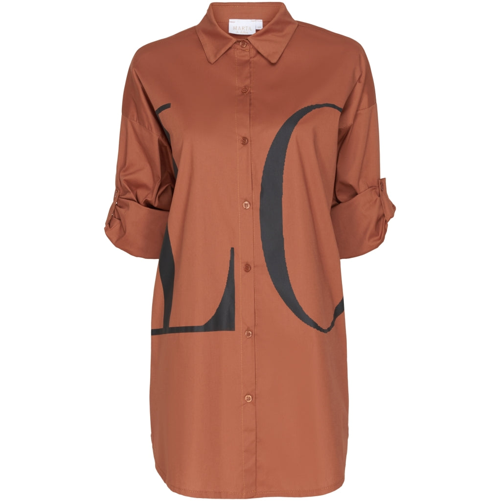 MARTA DU CHATEAU Marta du Chateau Skjorte 91497 Restudsalg Brown