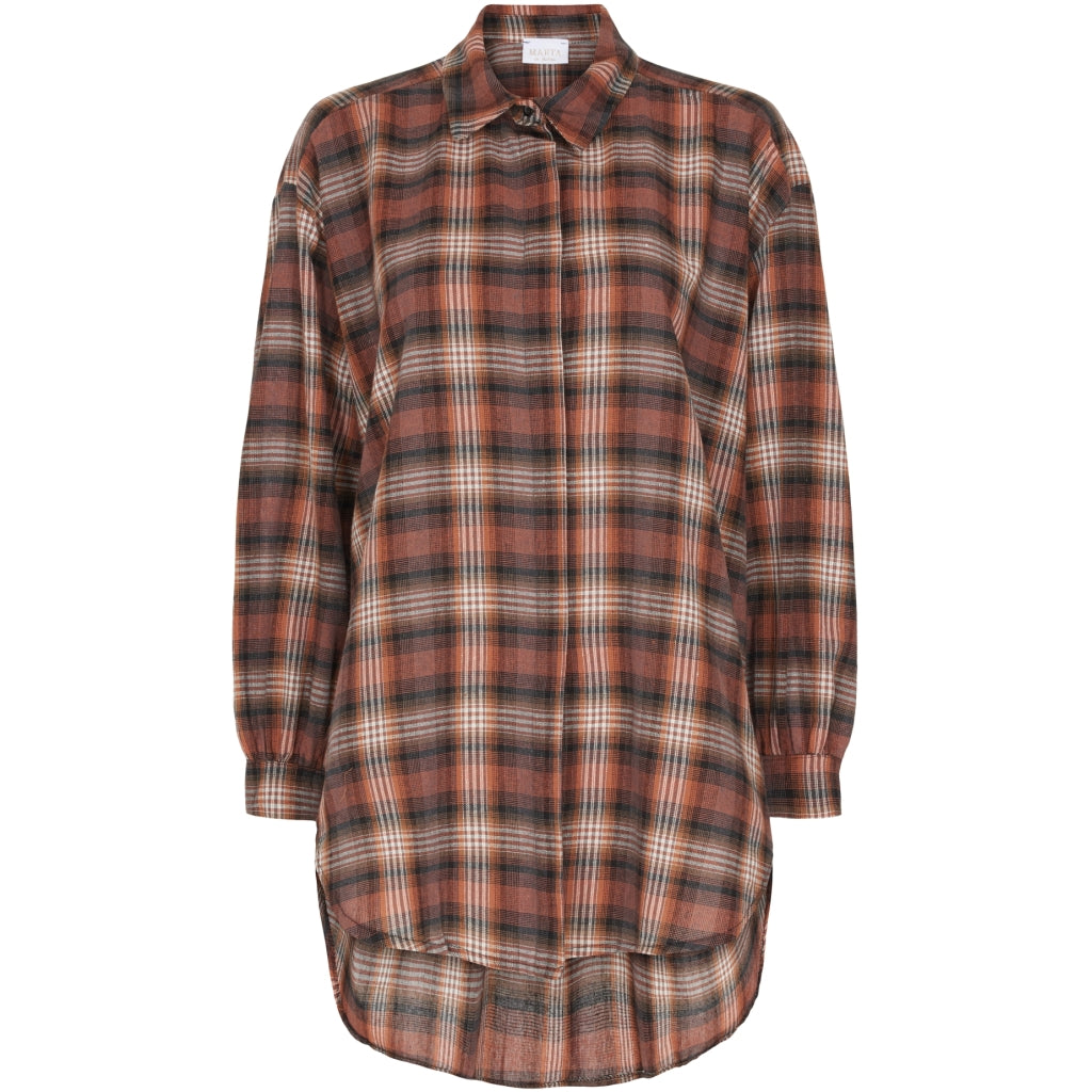 MARTA DU CHATEAU Marta du Chateau Skjorte ss83215 Shirt Orange