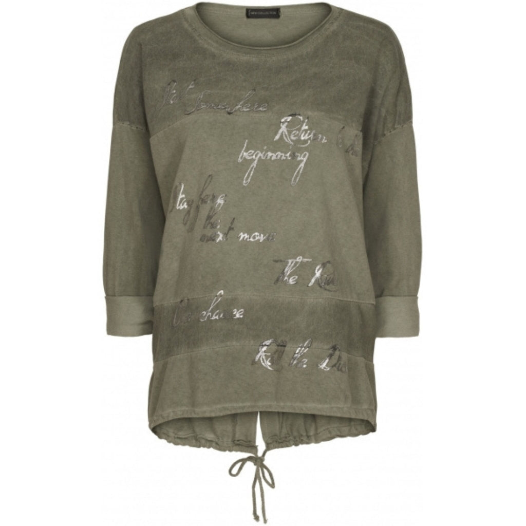 MARTA DU CHATEAU Marta du Chateau Sweatshirt 9900 Restudsalg Kaki